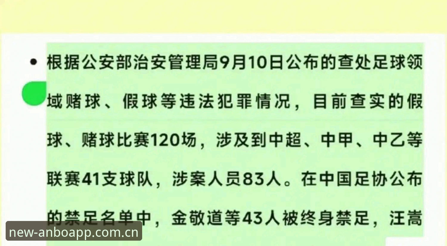 安博app下载手机版 中国足协第三批禁足名单详解:65人受罚,终身禁赛17人